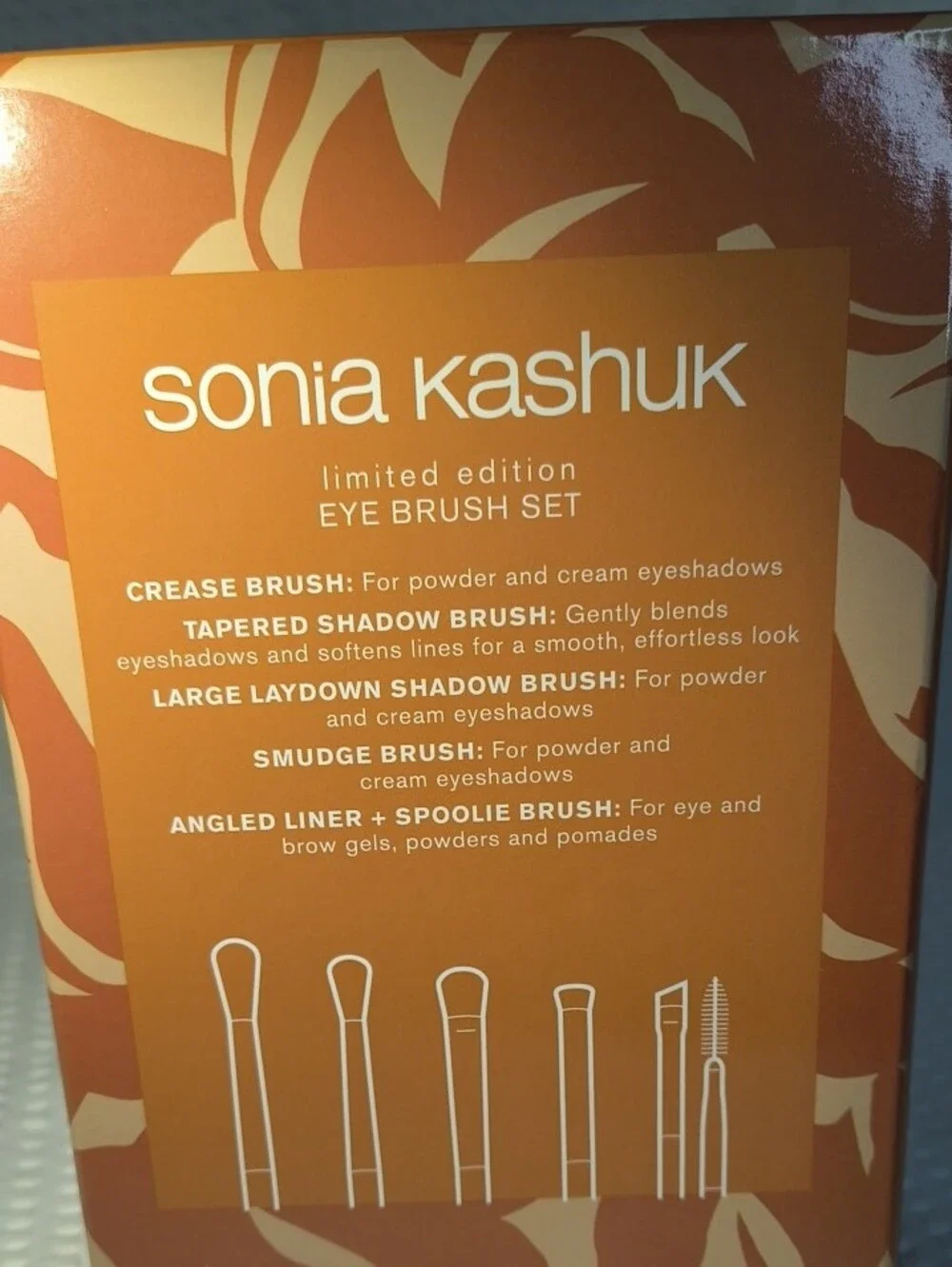 Sonia Kashuk Copper-Tone 5-Piece Eye Brush Set Limited Edition
